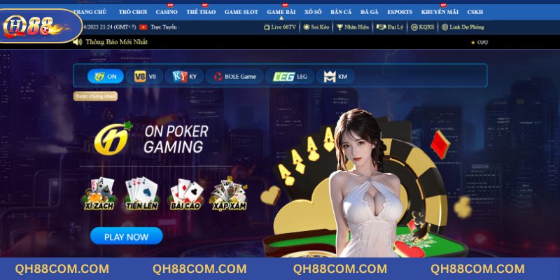 Khu vực chơi game bài chinh phục đông đảo hội viên