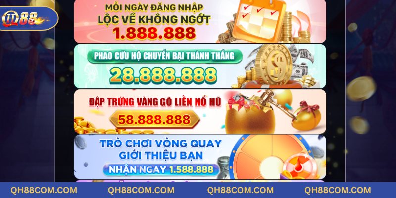 Thương hiệu cập nhật hàng trăm khuyến mãi thưởng lớn