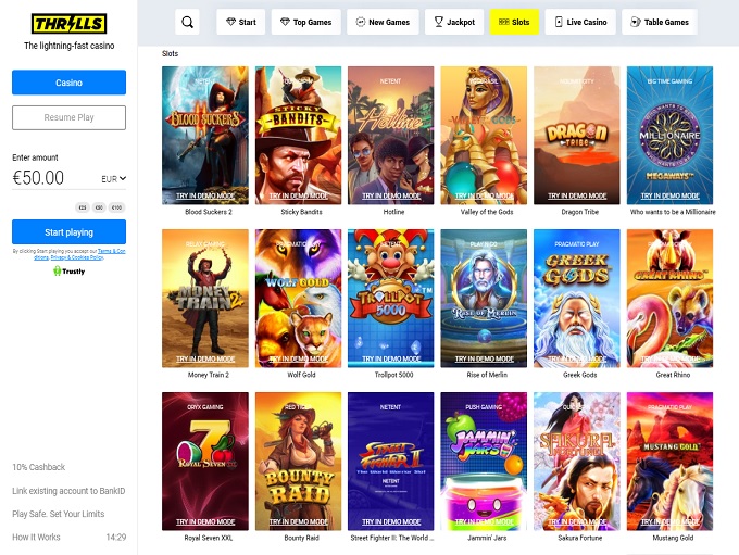 Online -Casinospiele mit payeer